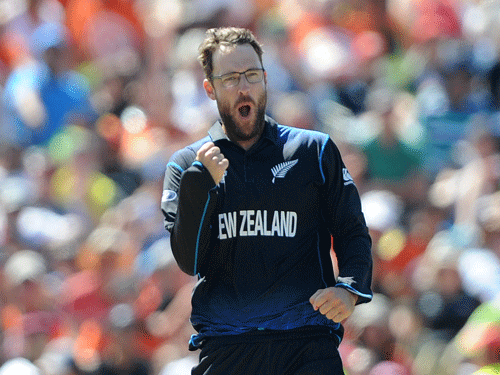 Evergreen New Zealand spinner Daniel Vettori joined cricket's exclusive 300 ODI wickets club today with two early dismissals in their World Cup match against Afghanistan in Napier. AP Photo