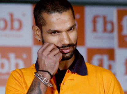 Prolific left-handed opener Shikhar Dhawan was once again the most talked about Indian cricketer on Twitter, as his ton on Tuesday helped the dedending champions beat Ireland in a World Cup Pool B encounter at the Seddon Park. PTI File Photo.