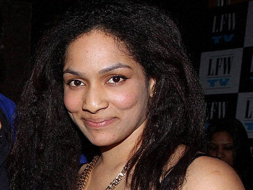 Fashion designer Masaba Gupta is engaged to producer Madhu Mantena. Masaba, the daughter of Neena Gupta and cricketer Vivian Richards, has been dating the co-founder of Phantom Films for sometime and the duo made it official in a ceremony last evening. PTI File Photo.