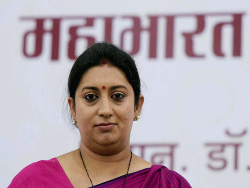 Ahead of its key organisational conclave in Bengaluru, Human Resource Development Minister Smriti Irani failed to retain her place in the reconstituted 111-member BJP national executive announced by party chief Amit Shah on Thursday.  pti file photo