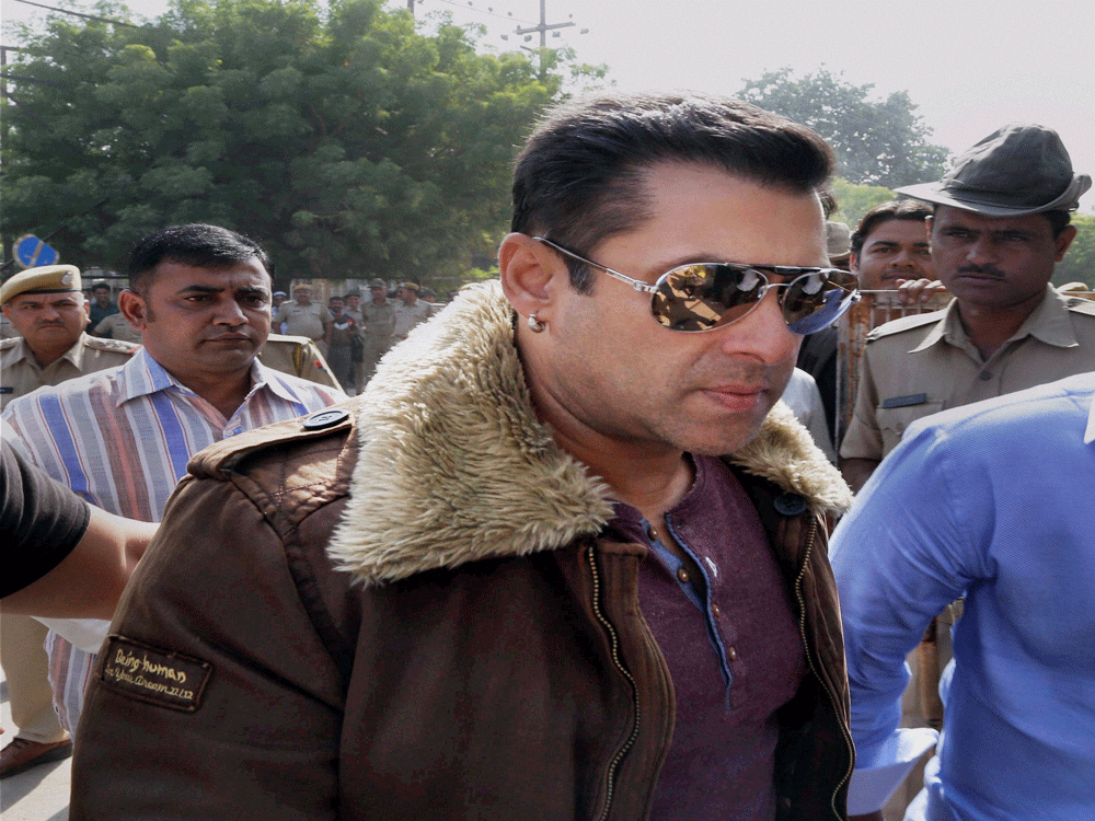 After the hit-and-run mishap of September 28, 2002, Bollywood actor Salman Khan became untraceable but he was later arrested on the same day from a lawyer's house, a police officer who investigated the case told the trial court today.