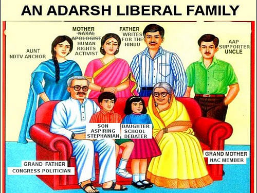 The Adarsh Family poster. Courtesy: Twitter