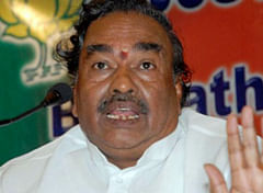 Leader of Opposition K&#8200;S&#8200;Eshwarappa's decision to move an adjournment motion on renewal of mining lease of eight companies led to noisy scenes in the Legislative Council on Monday. PTI file photo
