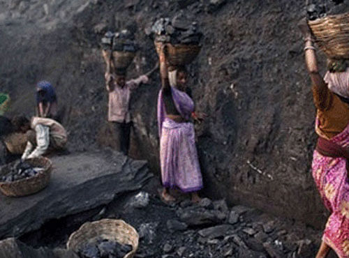 Coal Mine. PTI Photo.