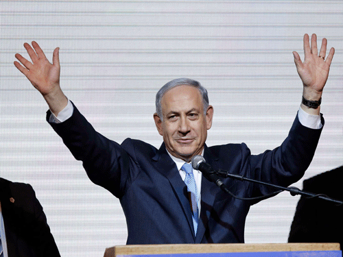 As a triumphant Israeli Prime Minister Benjamin Netanyahu initiated the process of forming the new government, his main rival today ruled out joining it, saying that sitting in the opposition was the only realistic option for his party after it lost the election. Reuters file photo