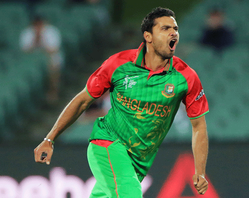 Bangladesh captain Mashrafe Mortaza today showered accolades on the Indians who thrashed his side by 109 runs here, saying that it would be a challenge for any team to beat the defending champions in the ongoing cricket World Cup. AP Photo