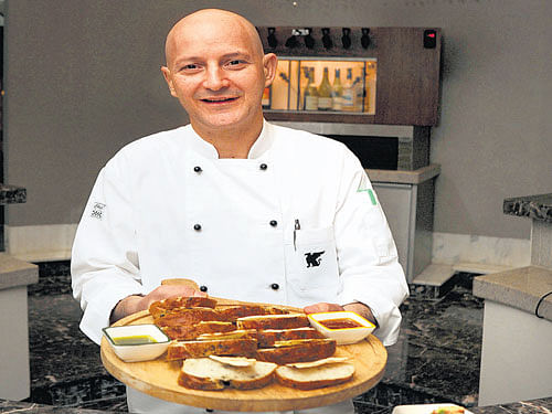 Talented Chef Antonello Cancedda  DH PHOTO&#8200;BY&#8200;KISHOR&#8200;KUMAR&#8200;BOLAR