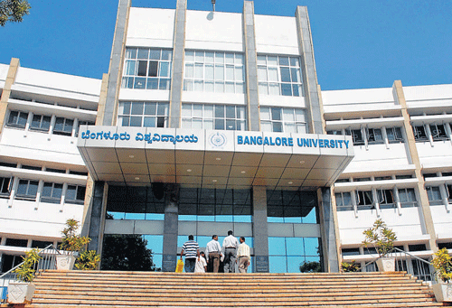Bangalore University is firm in its demand of retaining the Central College campus, in the wake of the Cabinet approving the trifurcation of the varsity on Thursday. DH file photo
