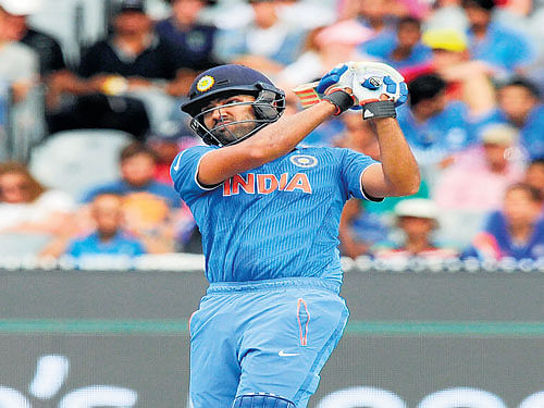 Rohit Sharma was on an individual score of 90 and team total on 196 in the 40th over bowled by Rubel Hossain when a marginal 'no-ball' call went in favour of the Indian opener. Rohit went onto add another 47 runs in quick time to help India go past 300-run mark. Reuters photo