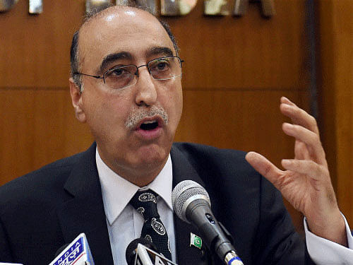 Chairman of moderate Hurriyat Conference Mirwaiz Umer Farooq tonight met Pakistan High Commissioner Abdul Basit to understand Islamabad's stand at the recent Foreign Secretary-level talks held between India and Pakistan besides informing him of the "ground situation" in the state. File photo PTI