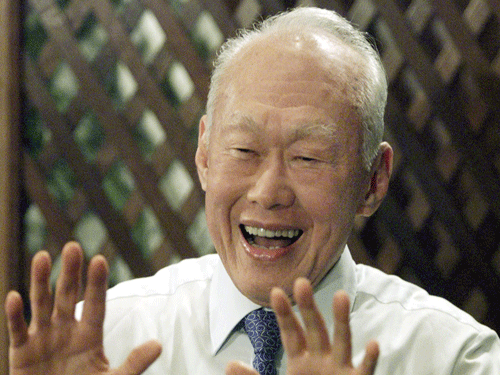 Lee Kuan Yew, Singapore's founding father who dominated the country's politics for more than half a century and transformed the former British colony into a global trade and finance powerhouse, today died aged 91. Reuters File Photo