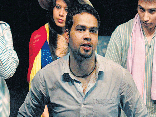 Setting the stage Delhi-based theatre personality Devesh Nigam.