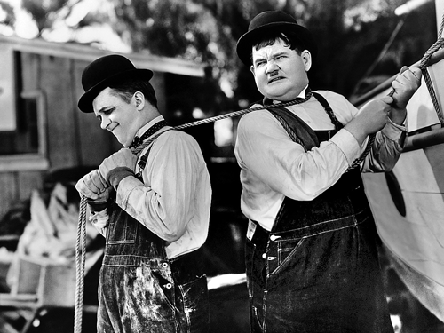 Old school LOLs Actors Stan Laurel and Oliver Hardy redefined comedy for Hollywood with their simplicity and charm.