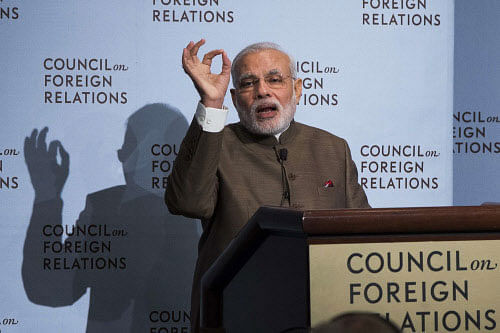 Prime Minister Narendra Modi today said he was of firm belief that all outstanding issues with Pakistan can be resolved through bilateral dialogue in an atmosphere free from terror and violence. Reuters File Photo