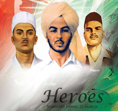 Delhi government will install statues of freedom fighters Bhagat Singh, Sukhdev and Rajguru inside the premises of state Assembly and take steps to include the contribution made by the three martyrs in school curriculum.