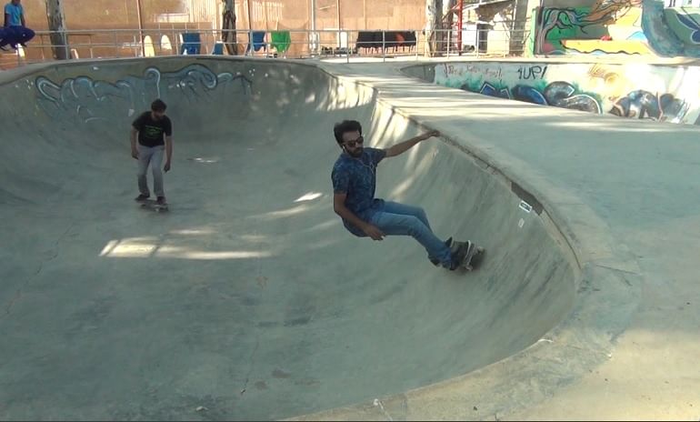Holystoked Collective members practicing at play arena. screen grab