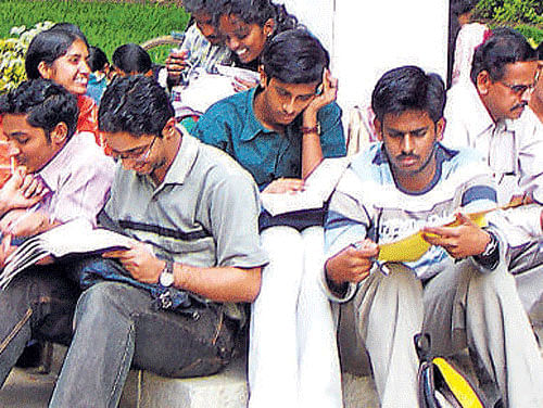 students preparing for Common Entrance Test. DH File Photo for representation.
