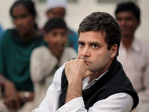 Ever since Congress vice president Rahul Gandhi took a 'leave of absence' to reflect on a series of electoral defeats for his party and chart its future course, there has been no news of his whereabouts, therefore residents of his Lok Sabha constituency Amethi have put up posters with a reward for information on their 'Missing Amethi MP'. AP file photo