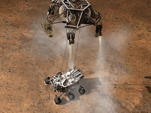 Curiosity rovers, illustration for representation