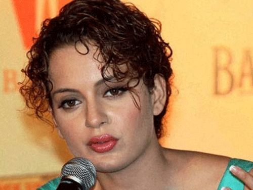 The actress was shooting for her upcoming film ''Tanu Weds Manu Returns'' when she got the news. PTI file photo
