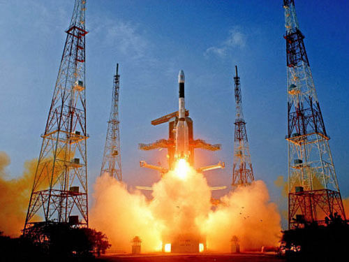 Countdown began today for the launch of India's latest navigation satellite IRNSS-1D onboard PSLV-C-27 on March 28 from Sriharikota that would take the country closer to setting up its own navigation system on par with the GPS of the US. PTI file photo. For representation purpose