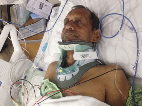 Sureshbhai Patel, who was assaulted by US police. Reuters File photo