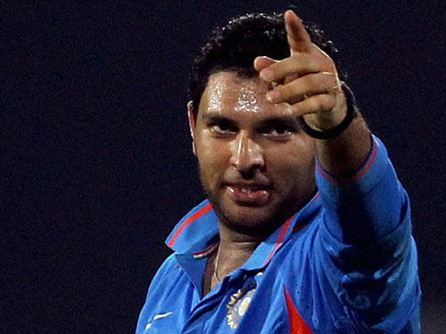 Delhi bagged Yuvraj for a record fee of Rs 16 crore in the February auctions and the all-rounder wants to make the most of it. PTI file photo