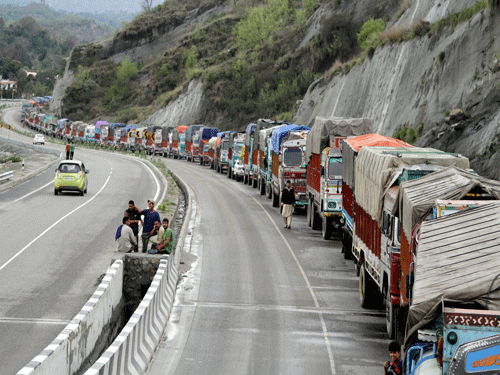 Jammu-Srinagar National Highway. Ap photo