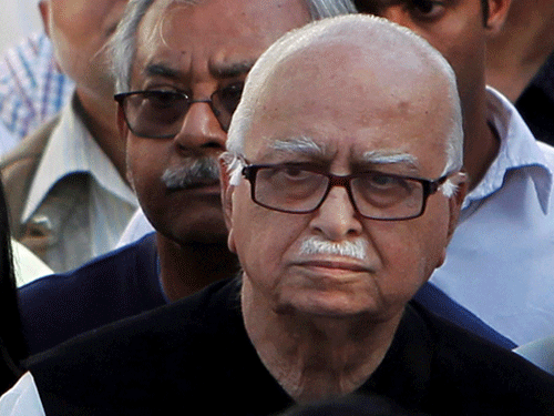 L K Advani. PTI file photo