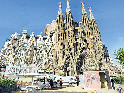 Grand plans The facade of Antoni Gaudi's La Sagrada Familia. Photo by Author