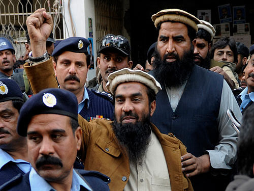 The judge ordered Lakhvi to submit two surety bonds worth Rs 1 million each for his release. AP File Photo.