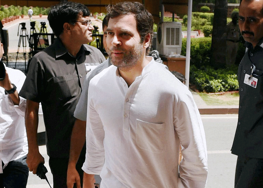 Congress Vice President Rahul Gandhi. PTI photo