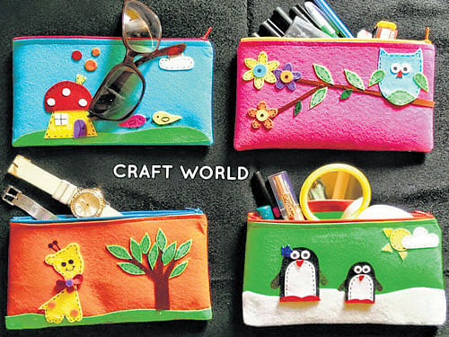 creative Pouches, passport covers and baggage tags.