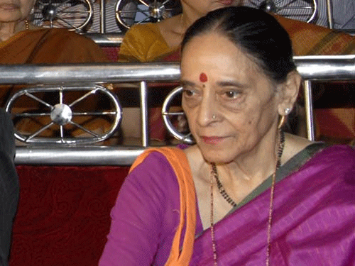 Leila Seth, the first woman chief justice of a high court. DH File Photo