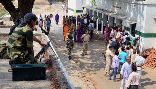 District Magistrate Saumitra Mohan confirmed the death and has sought report from the polling officials. PTI file photo