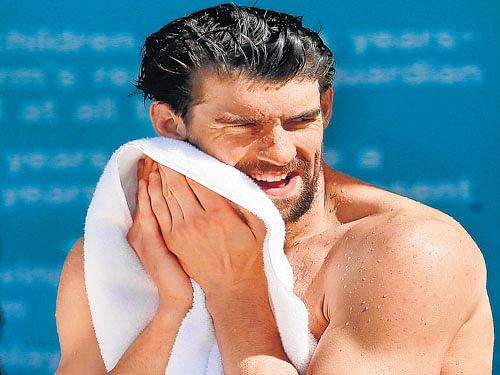 built to be a champ: With his every move under the scanner, it's tough being the great Michael Phelps. AP