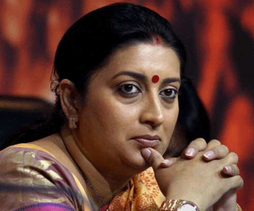 HRD Minister Smriti Irani. PTI File Photo.