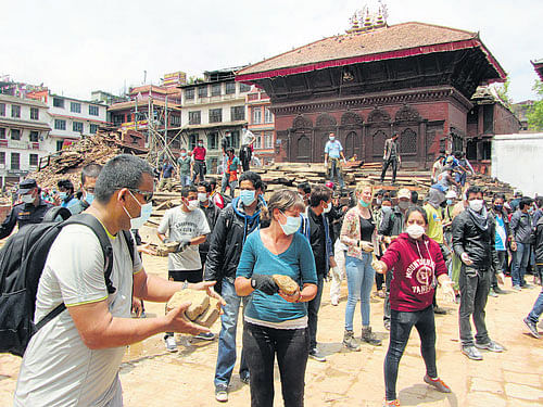 Nepal's quake survivors are grateful to India for its prompt response and have described it as "a life saver". File Photo