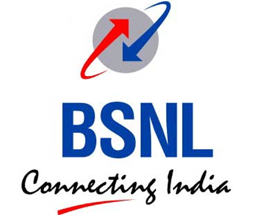 BSNL logo.  A File Photo.