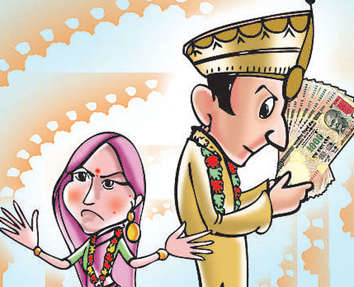 What started as a mischievous joke played by the bride's friends revealed a bitter truth that led to the marriage being cancelled. DH illustration