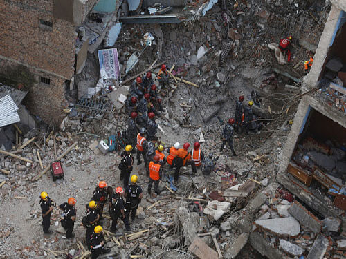 Since search and rescue work has almost completed, the remaining work can be executed by Nepali teams, the Central Natural Calamity Relief Committee said on Monday. Reuters photo
