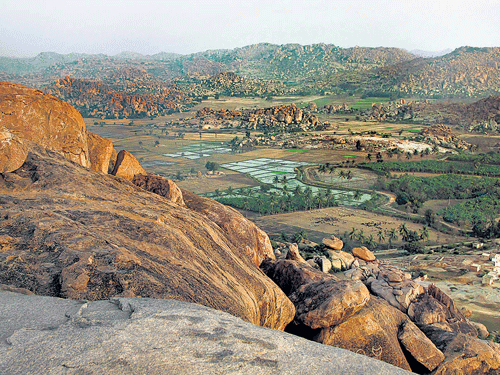 ENCHANTING Views from Anjanadri Hills. PHOTOS BY AUTHOR
