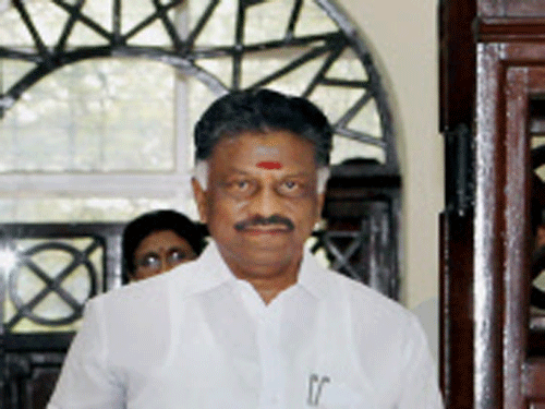 Tamil Nadu Chief Minister Paneerselvam. PTI File Photo