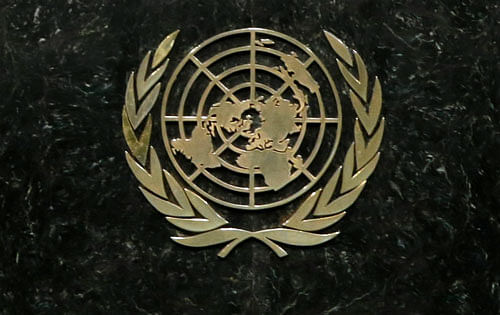 United Nations logo. Reuters file photo