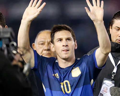 Lionel Messi. AP file photo