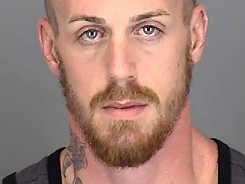 Ethan Nickerson, 26, is seen in an undated picture released by the Highlands County Sheriff's Office in Sebring, Florida. Nickerson was arrested on Monday after using a large knife to hold Cheryl Treadway and their three children hostage, said Highlands County sheriff's spokeswoman Nell Hays. Treadway wrote a message in her online pizza order that she was being held hostage and needed someone to call 911, authorities said. Reuters photo