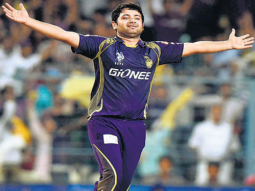 turning it on Piyush Chawla was the star performer with the ball for KKR, claiming four wickets against Daredevils. pti