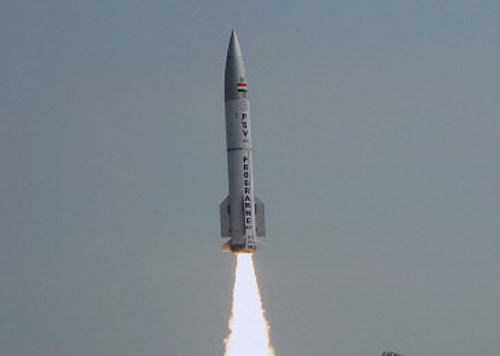 The exact nature of the test has yet to be independently confirmed, with some experts suggesting it was an ejection test, rather than a full flight test, with the missile only travelling a few hundred meters.  PTI photo for representation