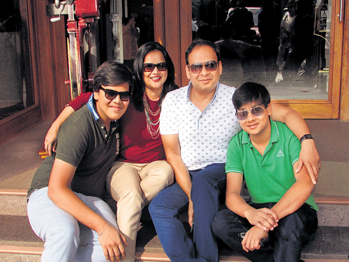 Aseem, Meenakshi, Amit and Akshay.