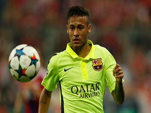 Barcelona's Neymar. Reuters File Photo.